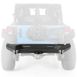 Smittybilt - Smittybilt XRC GEN 2 Rear Bumper Textured Black Incl. Roto Pax® Gas Can Holder - 76858 - Image 7