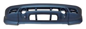 Crown Automotive Jeep Replacement Front Bumper Fascia Front Lower Incl. Fog Lamps w/o Tow Hooks w/o Chrome Trim Under Fog Lights  -  68091523AA