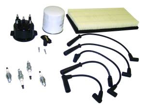 Crown Automotive Jeep Replacement Tune-Up Kit Incl. Air Filter/Oil Filter/Spark Plugs  -  TK22