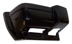 Crown Automotive Jeep Replacement - Crown Automotive Jeep Replacement Bumper Cap Front Right Gloss Black  -  5DY00DX8AB - Image 1