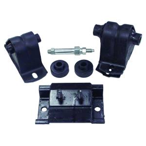 Crown Automotive Jeep Replacement - Crown Automotive Jeep Replacement Engine Mount Kit Incl. 2 Engine Mounts/1 Transmission Mount/2 Insulators/1 Stud  -  52017534K - Image 2