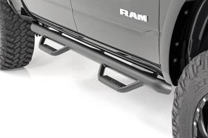 Rough Country - Rough Country Cab Length Nerf Step Bar Textured Black 89 in. Long - RCD1980CC - Image 2