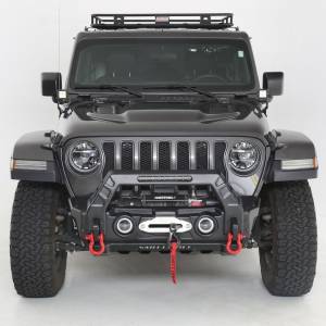 Smittybilt - Smittybilt Defender Basket Rack Black/Red Incl. Hardware - 45304JT - Image 2