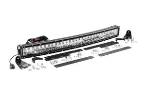 Rough Country - Rough Country Cree Chrome Series LED Light Bar 30 in. Dual Row 14400 Lumens 180 Watts Spot Beam IP67 Rating Incl. Grille Mount - 70624 - Image 3