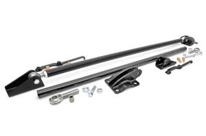 Rough Country Traction Bar Kit For 0-8 in. Lift Incl. Traction Bars Axle Brackets Frame Brackets Hardware - 876