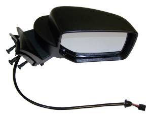 Crown Automotive Jeep Replacement Door Mirror Right Power Heated w/Driver Memory Black  -  57010078AC