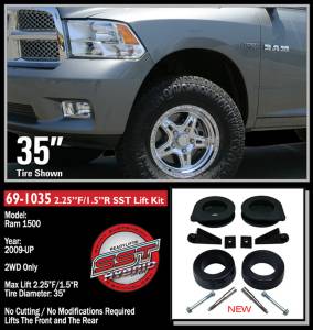 ReadyLift - ReadyLift SST® Lift Kit 2.5 in. Front/1.5 in. Rear Lift - 69-1035 - Image 3