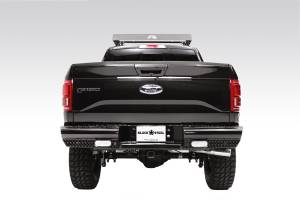 Fab Fours Black Steel Ranch Rear Bumper 2 Stage Black Powder Coated - FF15-T3250-1