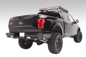 Fab Fours - Fab Fours Black Steel Ranch Rear Bumper 2 Stage Black Powder Coated - FF15-T3250-1 - Image 2