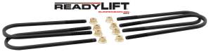 ReadyLift U-Bolt Kit 5 in. Lift Rear Incl. 4 Rnd M14 390mm Long U-Bolts/8 Crush Nuts For Use w/5 in. Rear Lift Blocks If Your Vehicle Has Camper Package - 67-2195UB