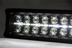 Rough Country - Rough Country Mesh Grille w/LED 30 in. Dual Row Black Series LED w/Amber DRL - 70190BDA - Image 3