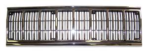 Crown Automotive Jeep Replacement Grille Front Black Chrome  -  55034046