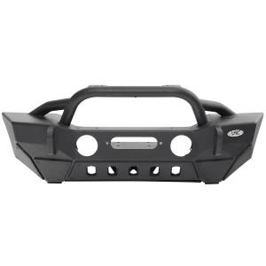 Smittybilt - Smittybilt XRC GEN 2 Front Bumper Matte Black Powder Coat Incl. Winch Plate[Up to 12000 lb Winch] Solid D-Rings - 77807 - Image 2