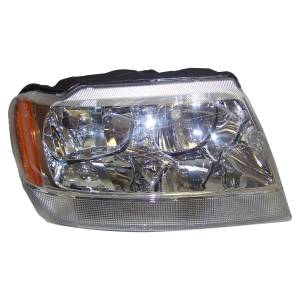 Crown Automotive Jeep Replacement - Crown Automotive Jeep Replacement Head Light Assembly Right Fits 2001-2004 Jeep WG Europe Grand Cherokee w/LHD Sport And Premium Models w/o Leveling System Incl. Bulbs/Harness  -  55155576AE - Image 2