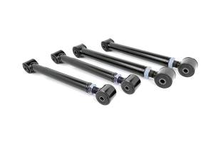 Rough Country - Rough Country Control Arm Set Front Incl. 2 Upper Adjustable Control Arms 2 Lower Adjustable Control Arms Flex Joints Hardware - 1175 - Image 2