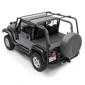 Smittybilt - Smittybilt SRC Roof Rack Black Textured No Drill Installation - 76715 - Image 2