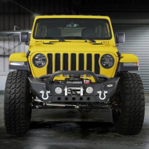 Smittybilt - Smittybilt XRC GEN 2 Front Bumper Matte Black Powder Coat Incl. Winch Plate[Up to 12000 lb Winch] Solid D-Rings - 77807 - Image 17