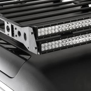 Smittybilt - Smittybilt Defender Series LED Light Bar Brackets Pair For Use w/50 in. LED Light Bars Light Tabs Fit 1 in. Bars Hardware Incl. For Use w/4.5 ft. Racks Only - D8083 - Image 3