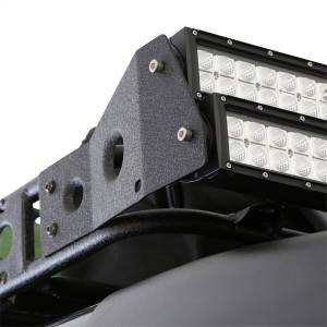 Smittybilt - Smittybilt Defender Series LED Light Bar Brackets Pair For Use w/50 in. LED Light Bars Light Tabs Fit 1 in. Bars Hardware Incl. For Use w/4.5 ft. Racks Only - D8083 - Image 6