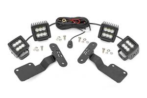 Rough Country LED Lower Windshield Ditch Kit 2 in. Spot And Flood Beam - 70870