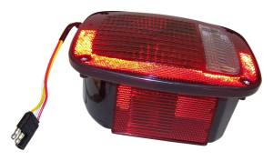 Crown Automotive Jeep Replacement - Crown Automotive Jeep Replacement Tail Light Assembly Right Black w/Side Marker  -  J5758254 - Image 1