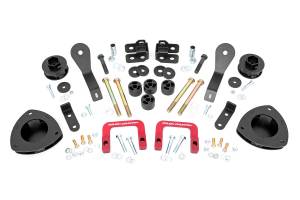 Rough Country Suspension Lift Kit 2.5 in. Front/Rear Strut Spacers Laser Cut Shock Extension Brackets - 73100