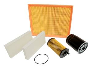 Crown Automotive Jeep Replacement Master Filter Kit For Use w/2008-2012 KK Liberty w/2.8 Diesel Engine Incl. Air/Fuel/Oil/Cabin Air Filters  -  MFK10