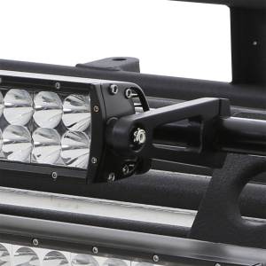 Smittybilt - Smittybilt Defender Series LED Light Bar Brackets Dual Level LED Light Bar Mounting System 4 CNC Machined Light Tabs For Use w/4 ft. Defender Rack - D8084 - Image 3