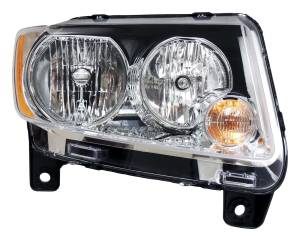 Crown Automotive Jeep Replacement Head Light Assembly Right w/HID Lamps Incl. Bulbs  -  55079378AE