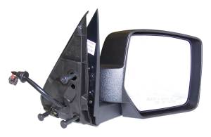 Crown Automotive Jeep Replacement Door Mirror Right Power Foldaway w/o Driver Memory Black  -  57010076AE