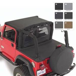 Smittybilt Tonneau Cover Black Denim Factory Soft Top - 701015