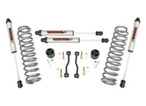 Rough Country Suspension Lift Kit w/Shocks 2.5 in. w/V2 Monotube Shocks Incl. Coil Springs - 64870