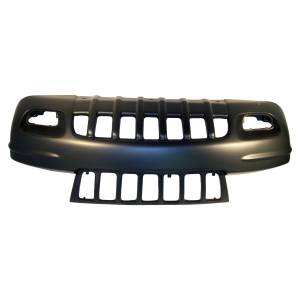 Crown Automotive Jeep Replacement - Crown Automotive Jeep Replacement Front Bumper Fascia Primed w/Limited Package  -  5012668AA - Image 2