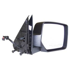 Crown Automotive Jeep Replacement - Crown Automotive Jeep Replacement Door Mirror Right Power Foldaway w/o Driver Memory Black  -  57010076AE - Image 2