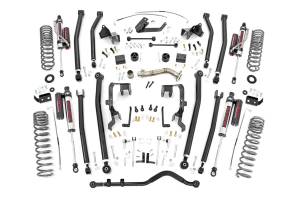 Rough Country - Rough Country Long Arm Suspension Lift Kit w/Shocks 4 in. w/Vertex Adjustable Reservoir Shocks 2 Door - 79150A - Image 2