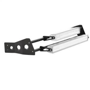 Smittybilt - Smittybilt Defender Rack LED Light Bar Mount Kit Incl. Two 4.5 ft. x 1 in. Crossbars 4 Light Tabs Slide Brackets Hardware - D8045 - Image 4