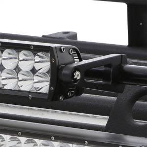 Smittybilt - Smittybilt Defender Series LED Light Bar Brackets Dual Level LED Light Bar Mounting System 4 CNC Machined Light Tabs For Use w/4 ft. Defender Rack - D8084 - Image 4