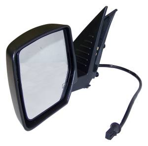 Crown Automotive Jeep Replacement Door Mirror Left Power Heated Foldaway w/1 Touch Up/Down Front Windows Black  -  57010185AC