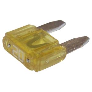 Crown Automotive Jeep Replacement - Crown Automotive Jeep Replacement Mini Fuse 20 Amp Mini Fuse  -  6101488 - Image 2