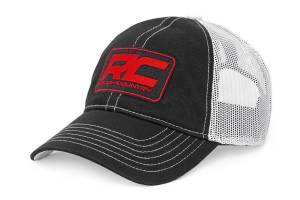 Rough Country Mesh Hat Black/White - 84125