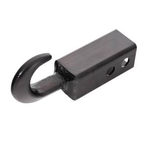 Smittybilt - Smittybilt Receiver Tow Hook Fits Standard 2 in. Receiver Black Front - 7610 - Image 2