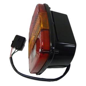 Crown Automotive Jeep Replacement Tail Light Assembly For Use w 1997-2006 Jeep TJ Wrangler Europe 4 Prong Plug  -  55155624AC