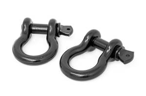 Rough Country - Rough Country D-Ring Galvanized Black Sold As Pair - RS121 - Image 2