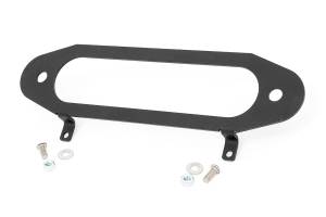 Rough Country - Rough Country License Plate Mount Front License Plate Visible When Running Winch Bolts Winch Plate And Hawse Fairlead - RS138 - Image 2