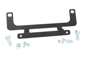 Rough Country - Rough Country License Plate Mount Front License Plate Visible When Running Winch Bolts Winch Plate And Roller Fairlead - RS139 - Image 2