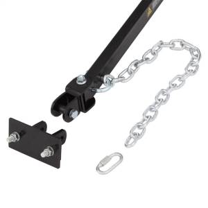 Smittybilt - Smittybilt Tow Bar Kit-Includes; Adjustable Tow Bar; 2in. Coupler; 2 Universal Brackets; 2 D-Ring Adapter Brackets; 2 Safety Chains 87450 - 87450 - Image 2
