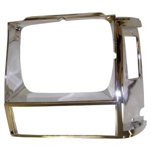 Crown Automotive Jeep Replacement Headlamp Bezel Left Chrome  -  55002245