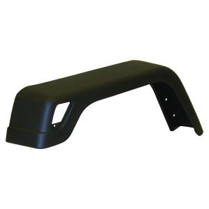 Crown Automotive Jeep Replacement Fender Flare Front Left Wide Flat Black  -  552549197