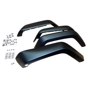 Crown Automotive Jeep Replacement Fender Flare Kit Incl. 4 Smooth Flares/Retainers/Rivets w/Smooth Body Color Flares  -  5KCK