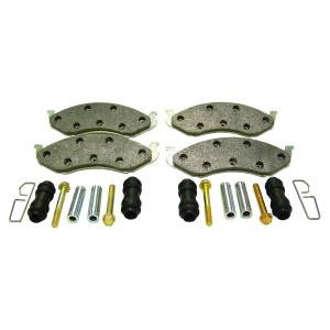 Crown Automotive Jeep Replacement Brake Pad Master Kit Incl. Titanium Pad Set/Caliper Bushings/Sleeves/Clips/Pins  -  4778058MK